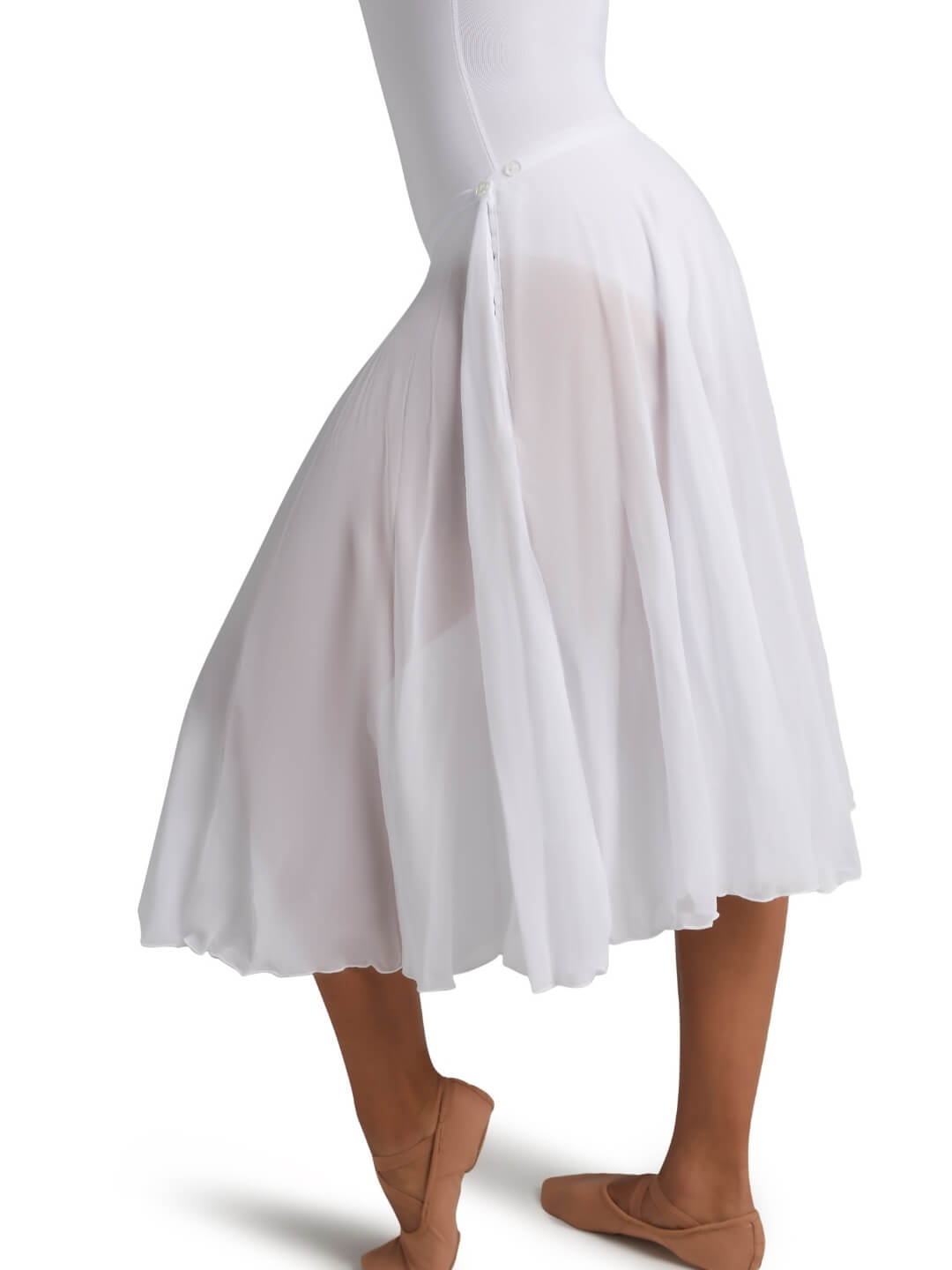 Mid Calf Volle Cirkel Rok