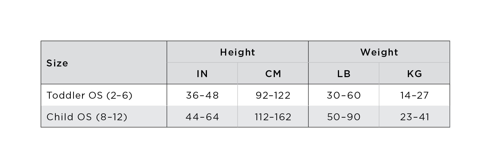 Size Guide Image