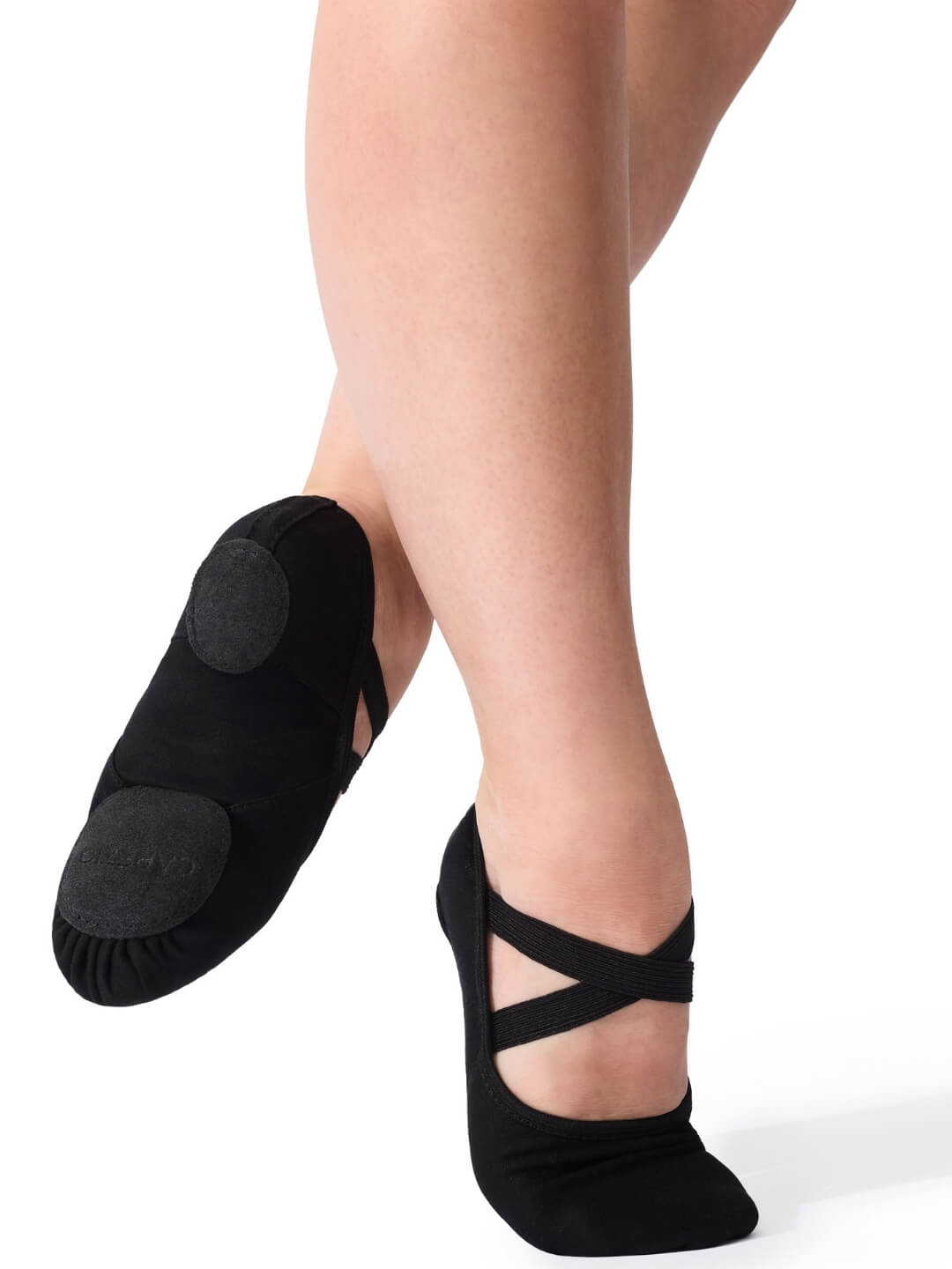 Hanami® Canvas Balletschoen | Zwart