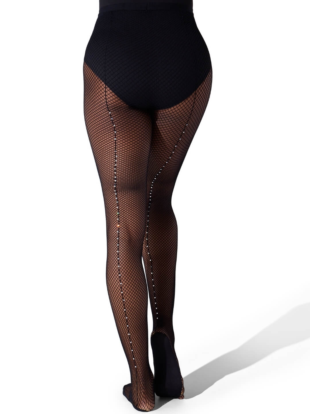 Professionelle Strass-Fischernetzstrumpfhose