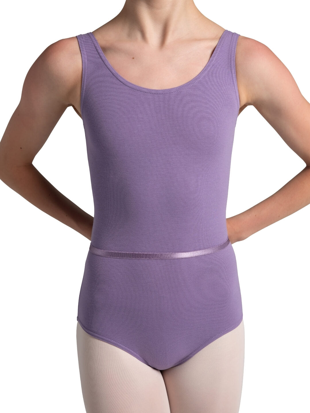 Tank Leotard w/ Belt - Girls