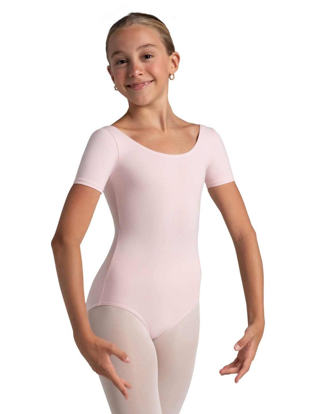 Scoop Neck Stutt Erma Leotard - Stúlkur