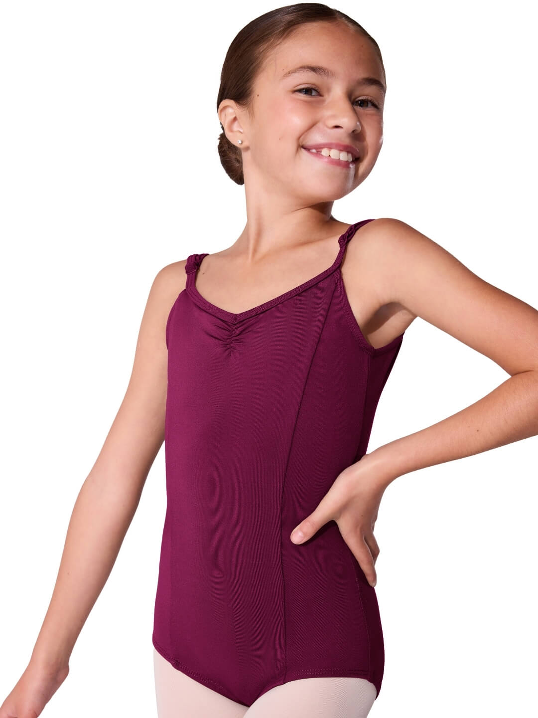 Capezio Meisje Ronde Hals Korte Mouw Turnpakje, Wit-Wit, L Capezio Meisje Ronde Hals Korte Mouw Turnpakje, Wit-Wit, L