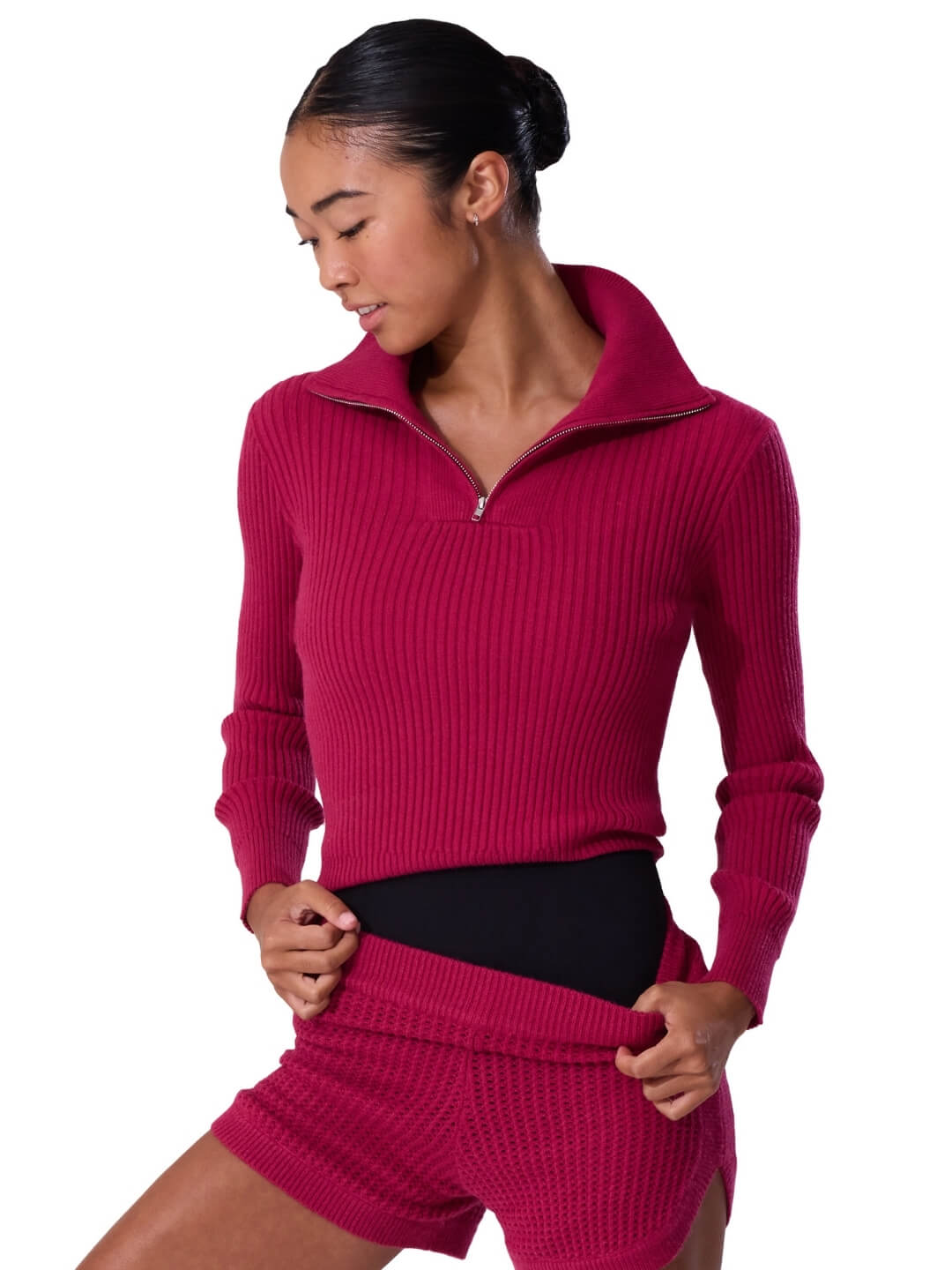 Mise-En-Scene Lynch Sweat à Col Zippé Quart