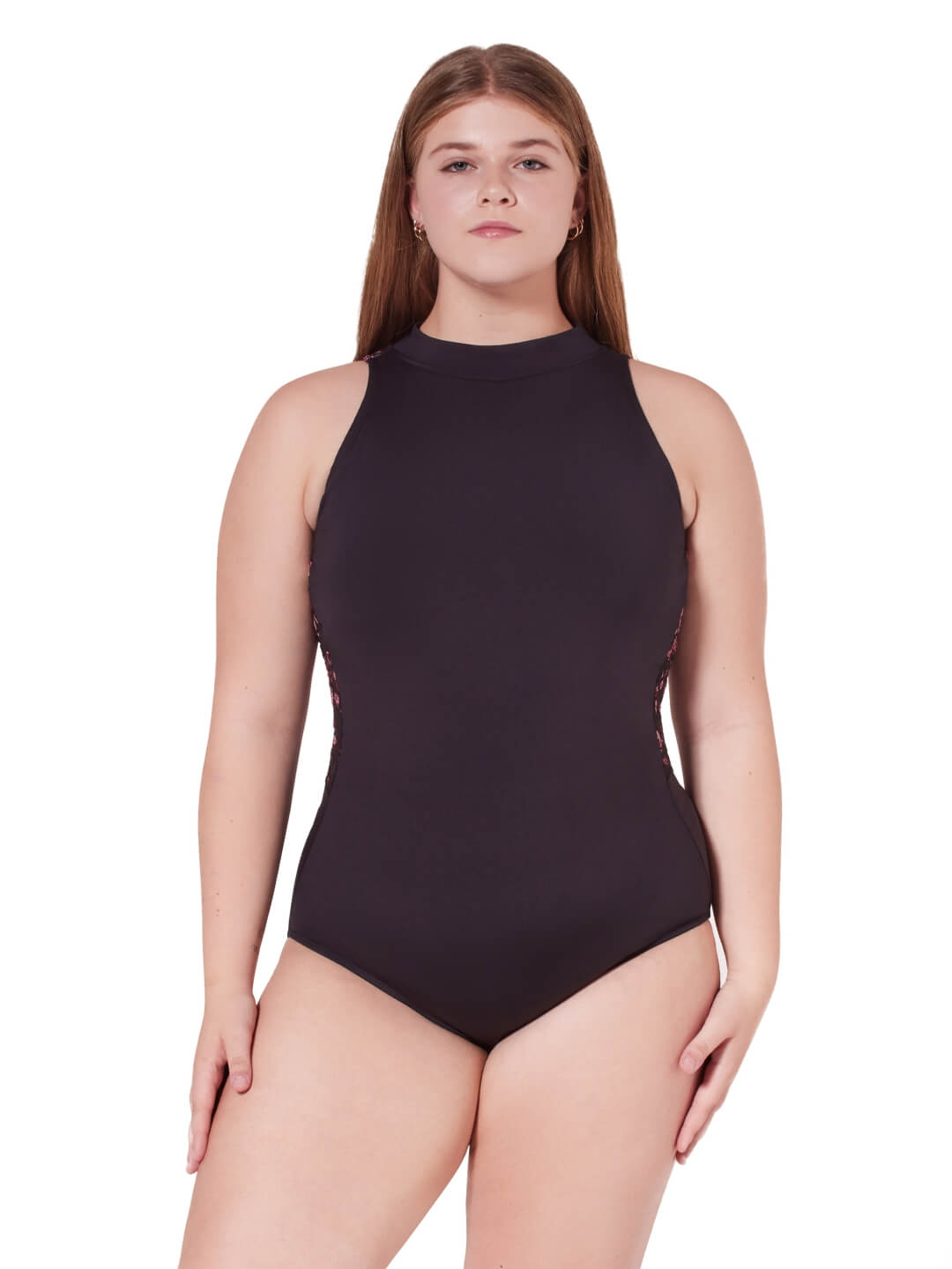 Ornate Romance Embellish High Neck Leotard
