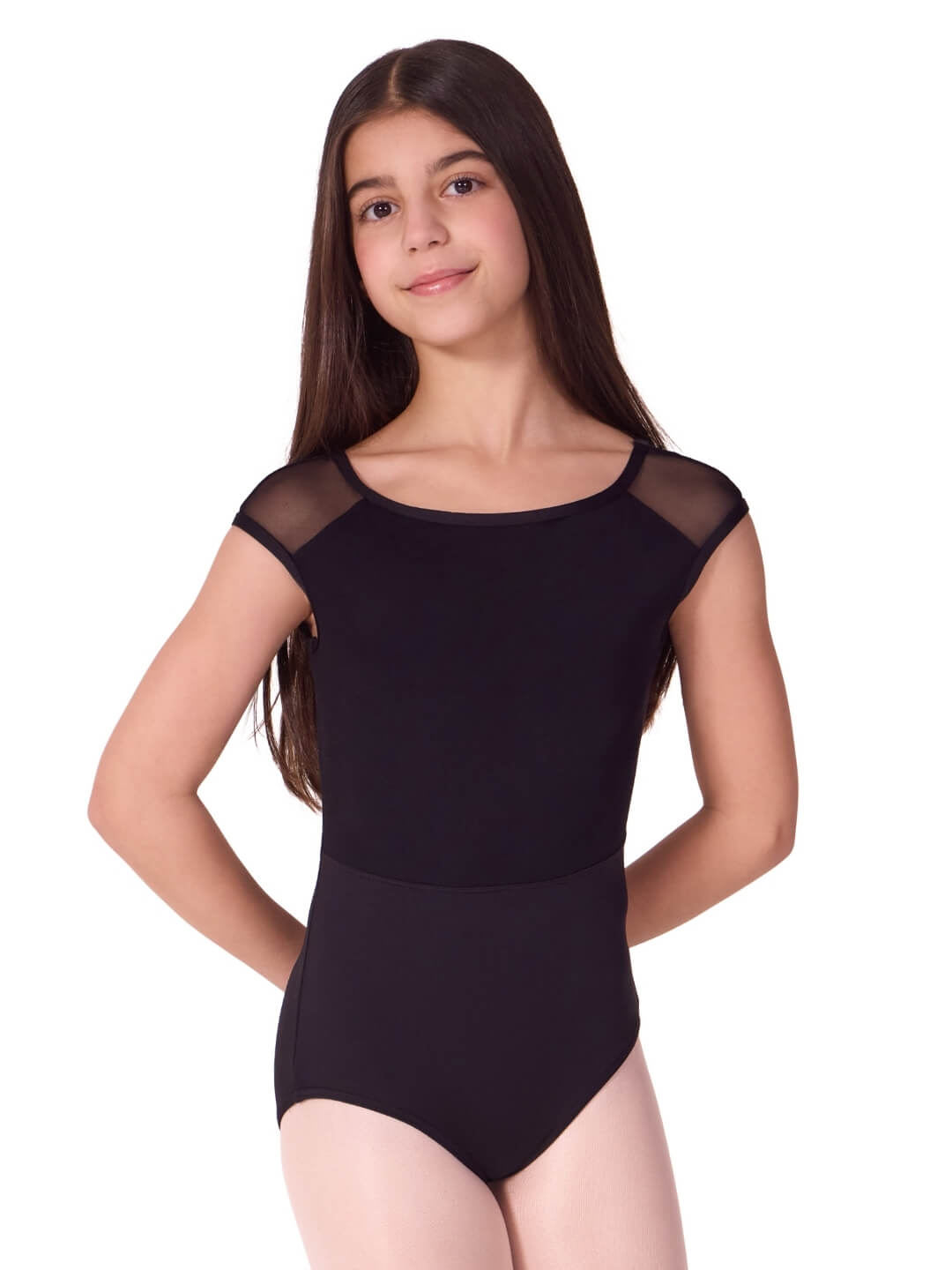 Sea Star Pearl Cap Sleeve Leotard - Child