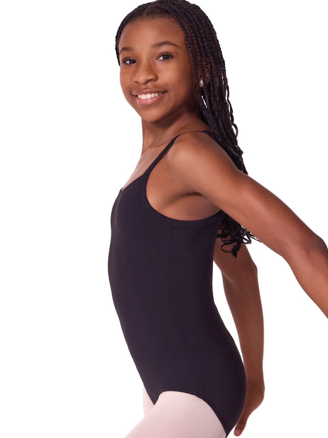 Capezio Body Bambina Con Canotta – Morbido Nylon/Spandex, Fodera Frontale, Per Danza E Stratificazione