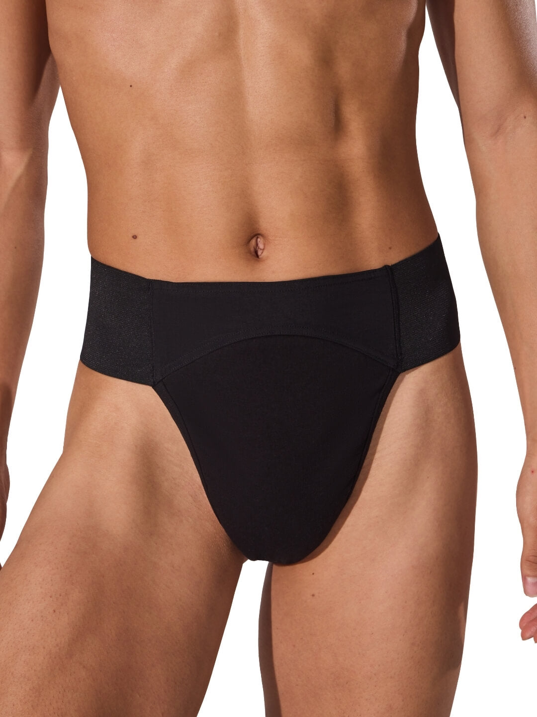 Pamušalu medvilnės panelių thong šokių diržas