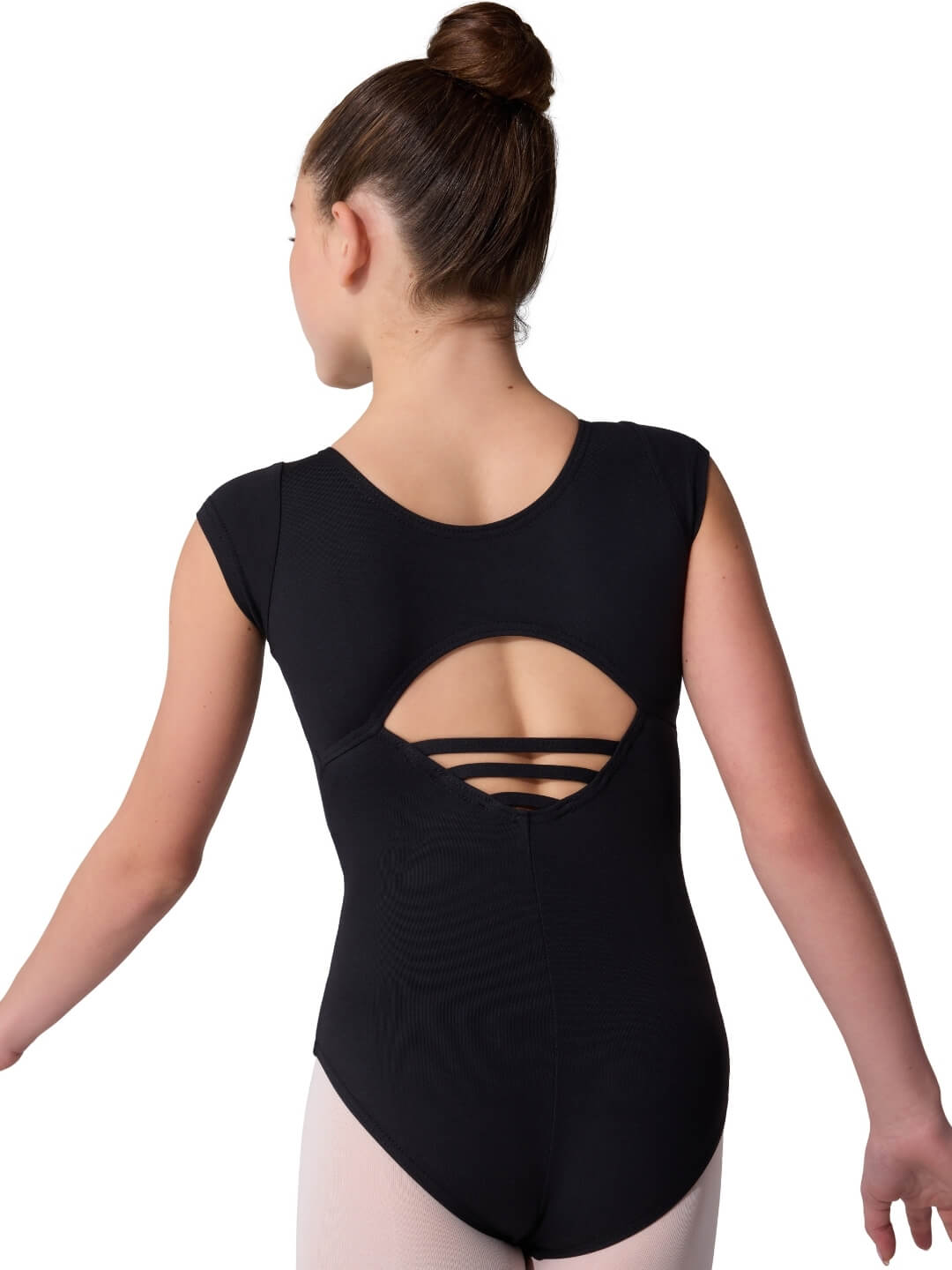 Studio Collection Høj Hals Kappe Ærme Leotard - Piger
