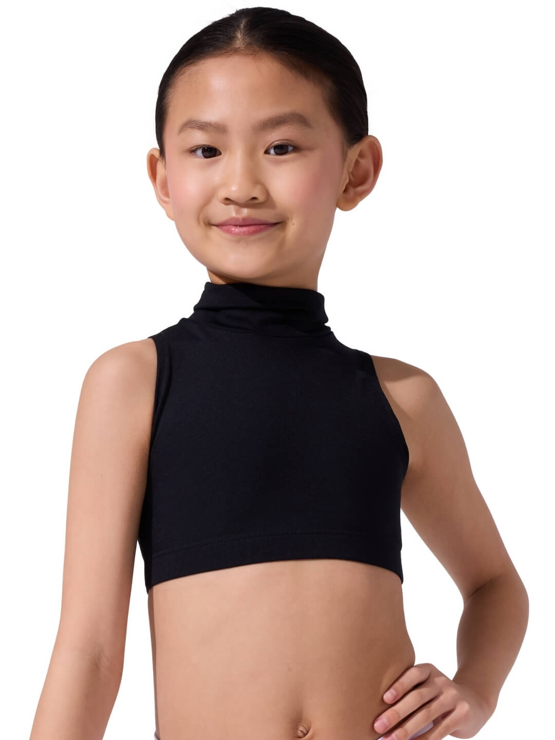 Team Basics Mock Neck Top - Meisjes