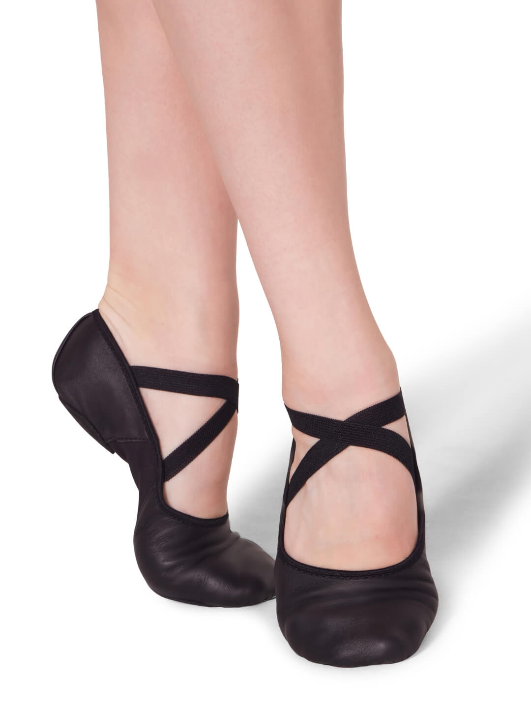 Hanami Leder Ballettschuh | Schwarz
