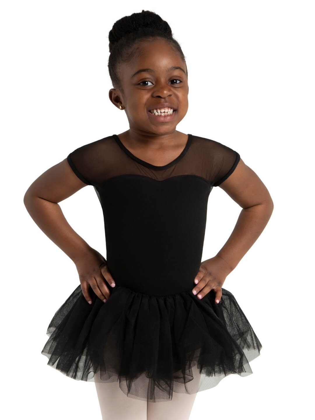 Sleutelgat Rug Tutu Jurk - Meisjes