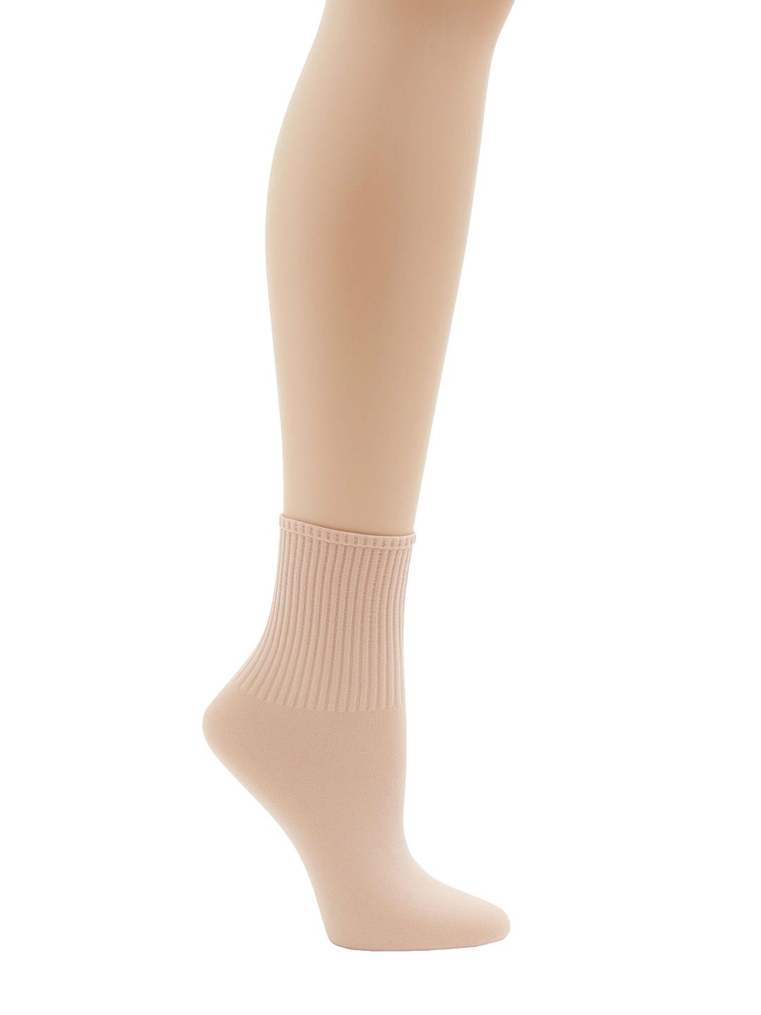 Gerippte Socke