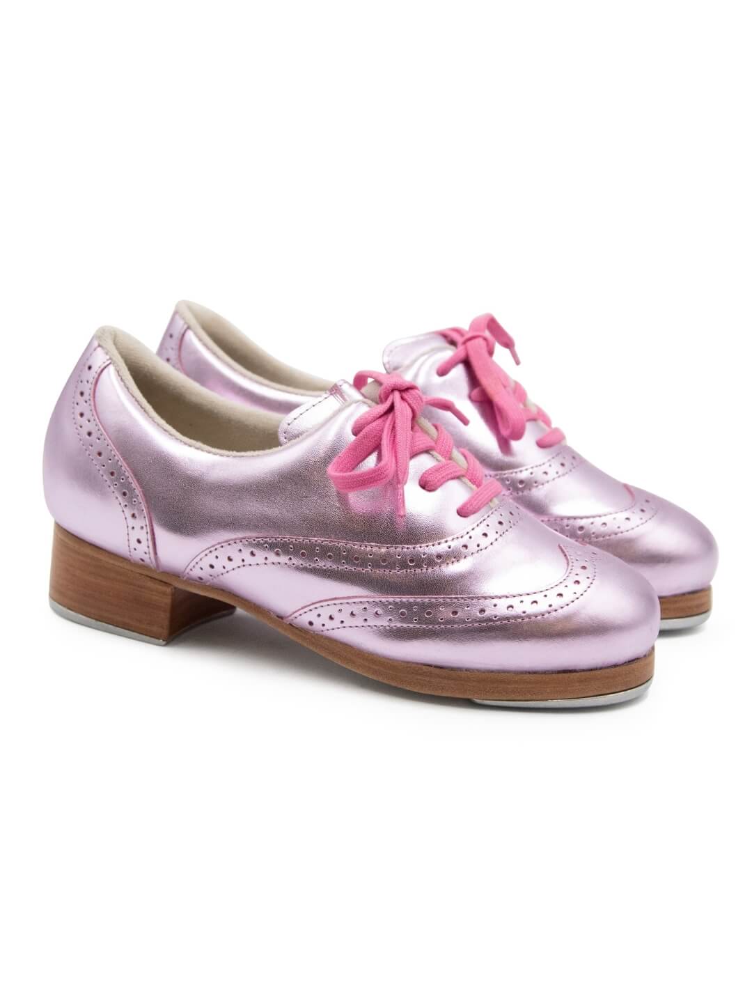 Roxy Tap Shoe | Metallic Light Pink