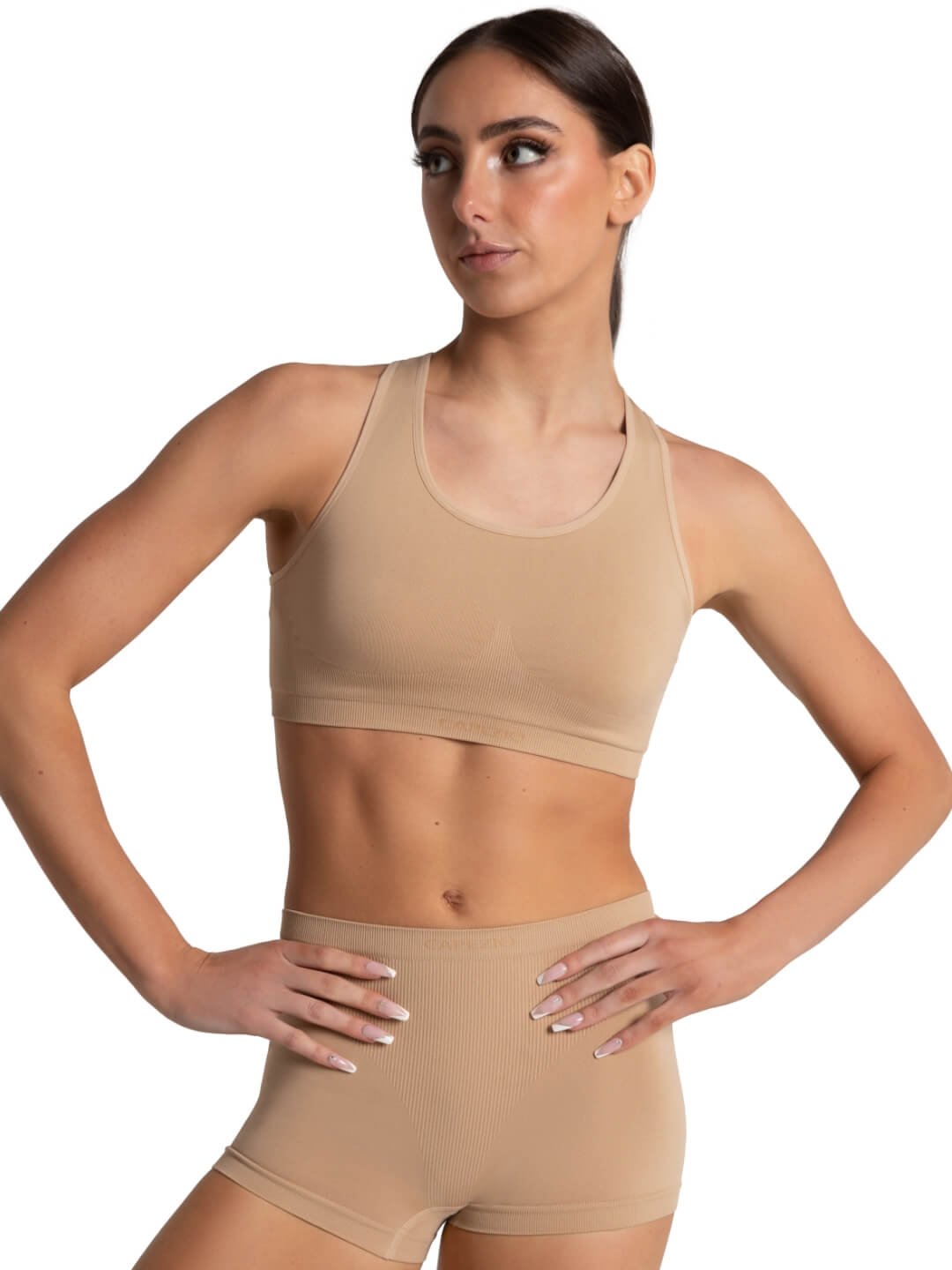 Seamless Racerback Sports Bra