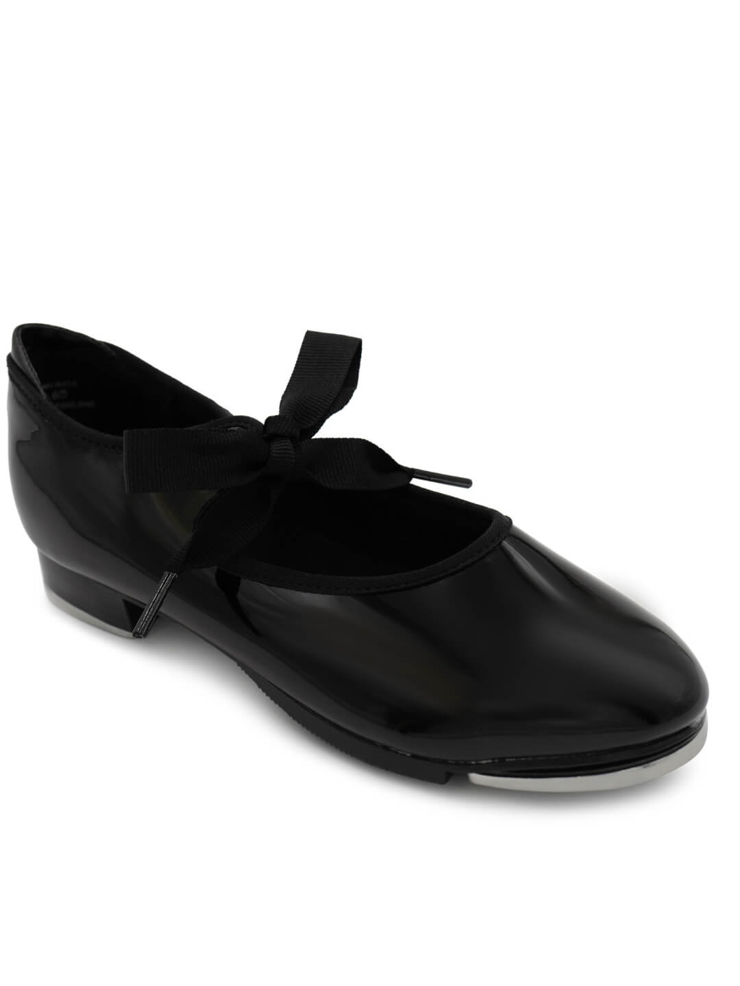 Scarpe Da Tip Tap Capezio Mary Jane 3800 – Vernice Nera, Punta Rotonda, Fibbia, Taglia 38.5 EU, Per Bambini