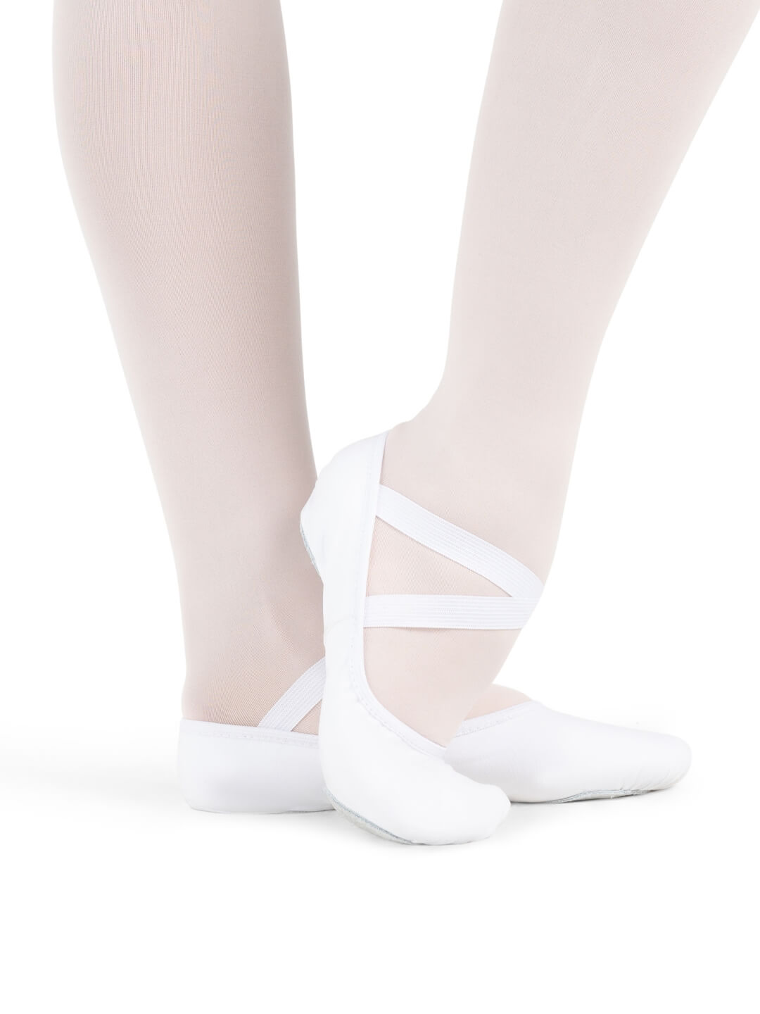 Stella Canvas Ballet Shoe | White