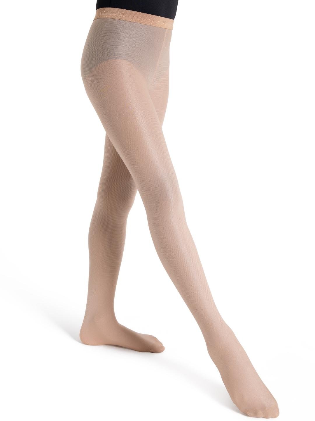 Collants Ultra Scintillants Capezio Pour Femme - Danse Et Scène - Pieds Serrés Sans Couture